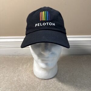 Peloton Pride Embroidered Stripes Rainbow Bold Vibrant Snapback Hat